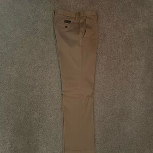 Banana Republic Aiden Slim Fit Chino Pants Tan Flat Front Khaki Men's 30 x 30
